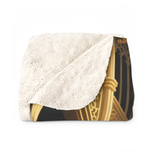 Holy Street Legacy doves Sherpa Blanket | Religious Gothic Church Design