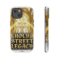 Holy Street Legacy Phone Case | Golden Gate Graphic, Religious Typography
